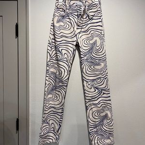 Fun patterned jeans
